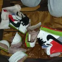 destruction day part 6 - Nike AF1s killed